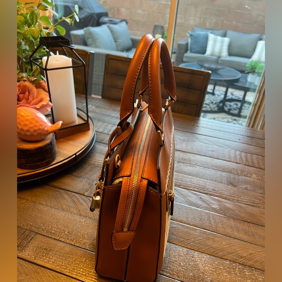 Guess Katey Luxury Embroidered Medium Satchel Crossbody, NWT - Picture 9 of 11